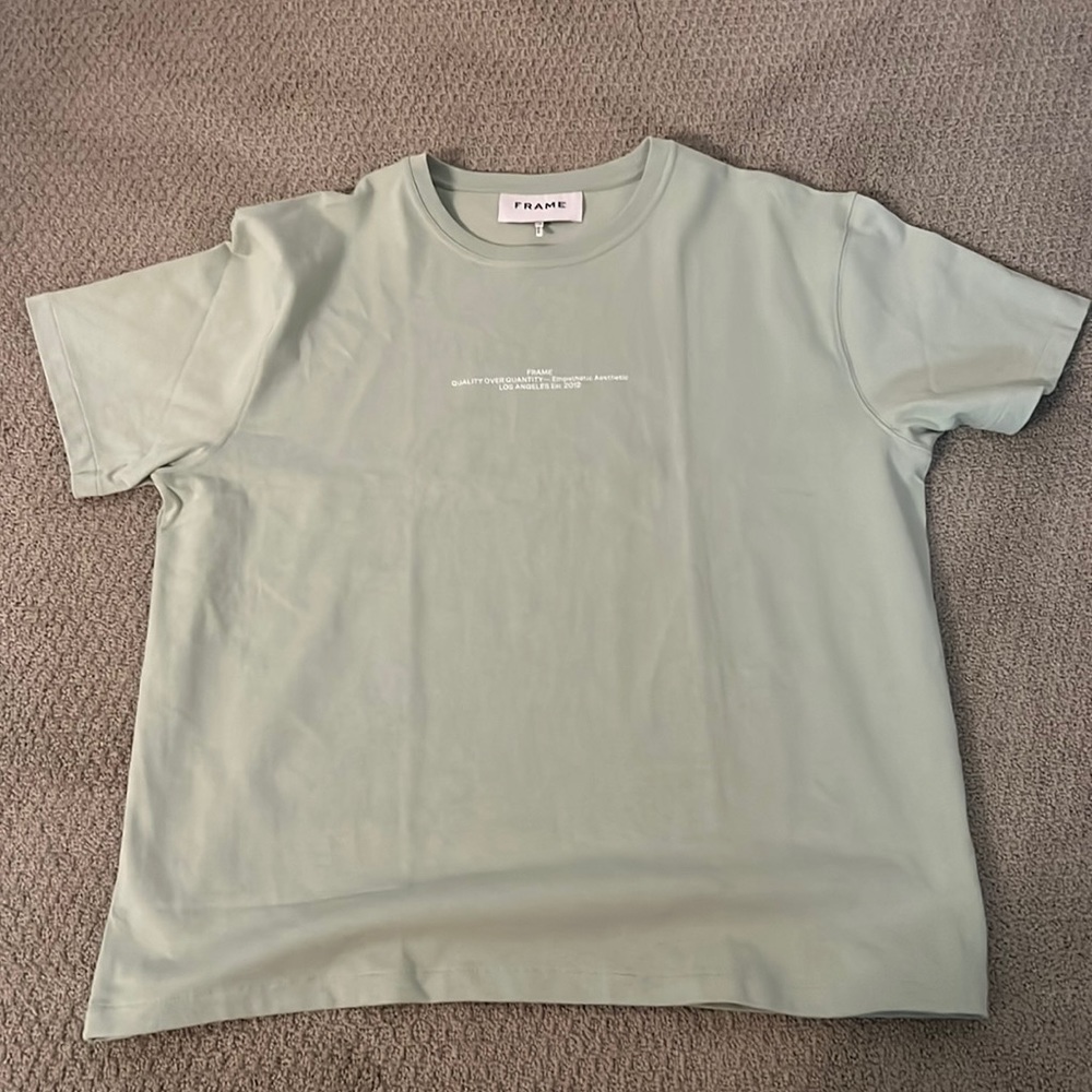 FRAME light green oversized t-shirt